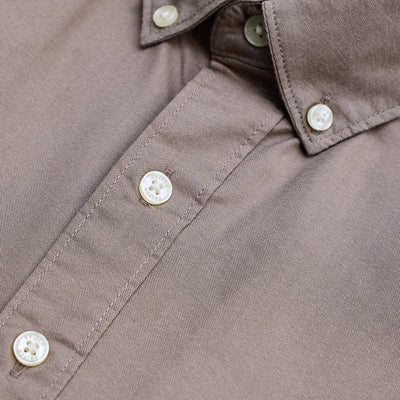 Hazelnut Solid Oxford Shirt