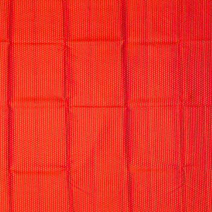 Cream & Pink Handloom Kanchipuram Silk Saree With Stripes