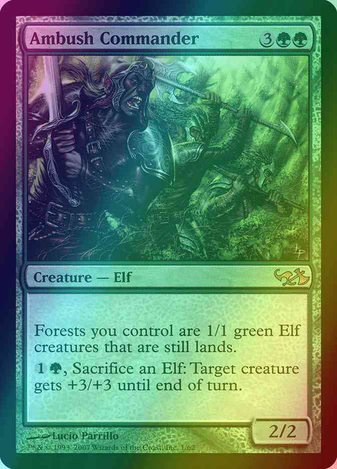 Ambush Commander [1] [Duel Decks: Elves vs. Goblins] [Foil]
