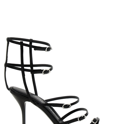 Alexander McQueen Strap Leather Sandals