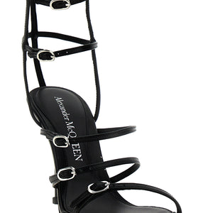 Alexander McQueen Strap Leather Sandals
