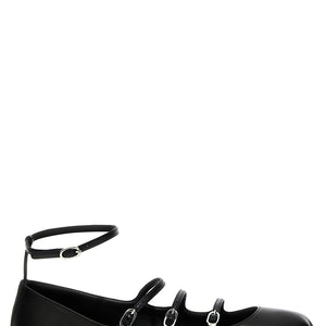 Alexander McQueen Leather Strap Ballet Flats