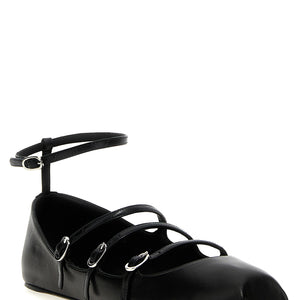 Alexander McQueen Leather Strap Ballet Flats