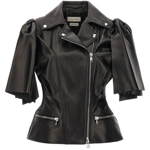 Alexander McQueen Bow Knot Biker Vest
