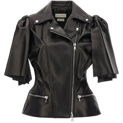 Alexander McQueen Bow Knot Biker Vest
