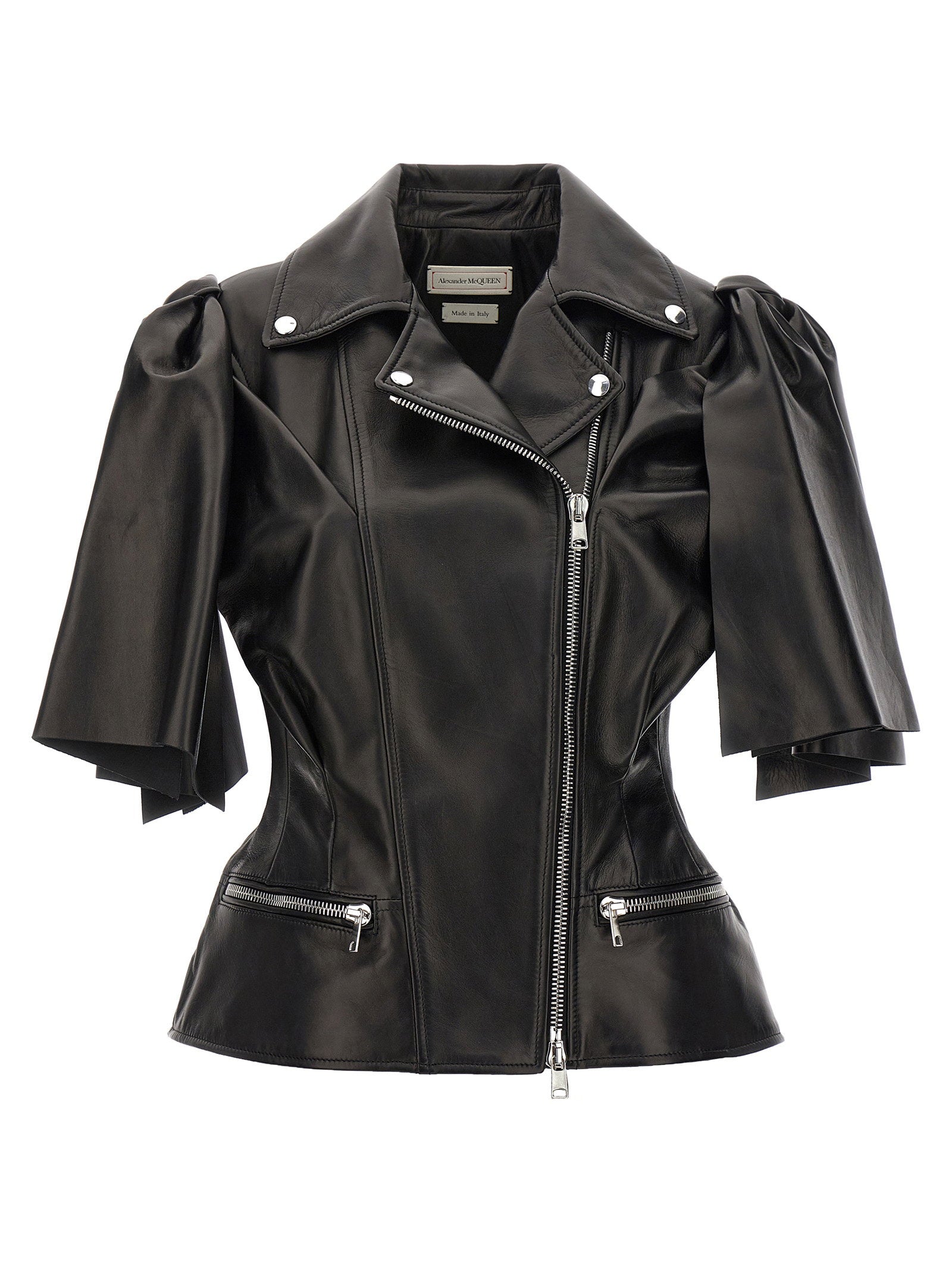 Alexander McQueen Bow Knot Biker Vest