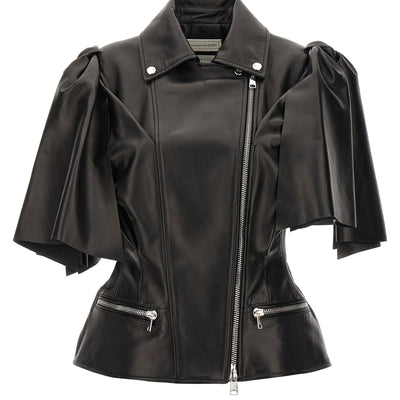 Alexander McQueen Bow Knot Biker Vest