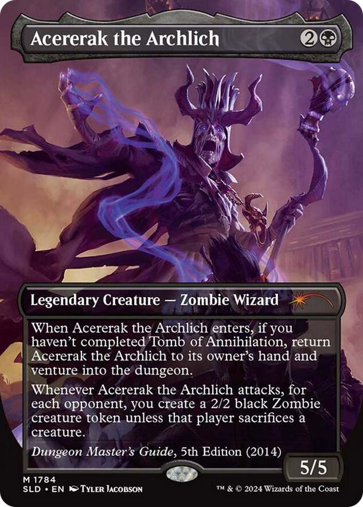 Acererak the Archlich [1784] [Borderless] [An Exhibition of Adventure] [Secret Lair Drop] [Non-Foil]