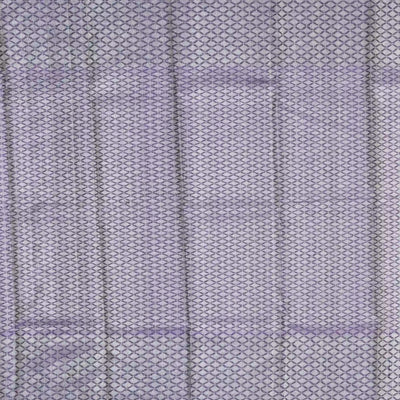 Grey Handloom Kanchipuram Silk Saree With Peacock Border