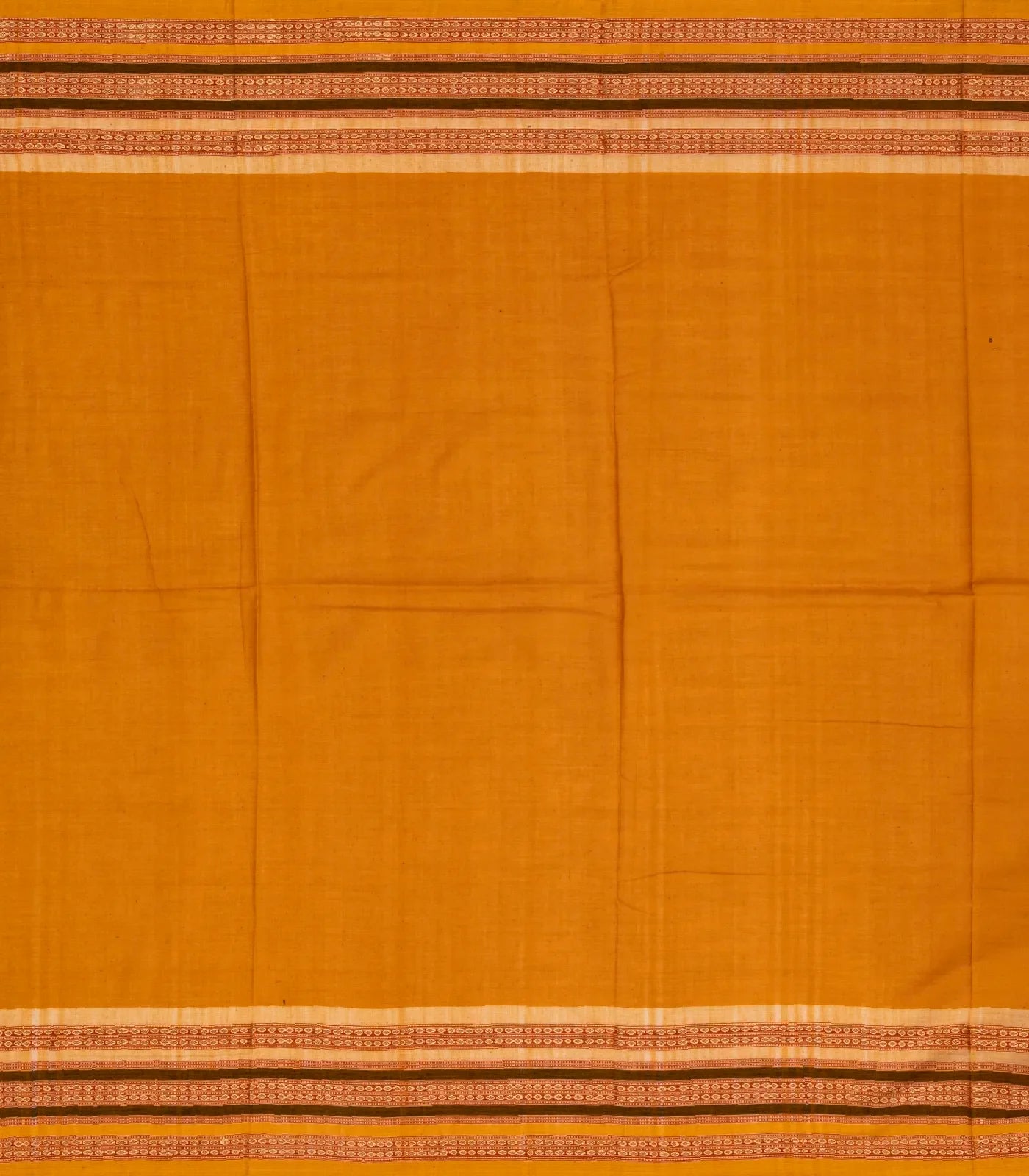 Bottle Green Handloom Orissa Cotton Saree With Button Buttas