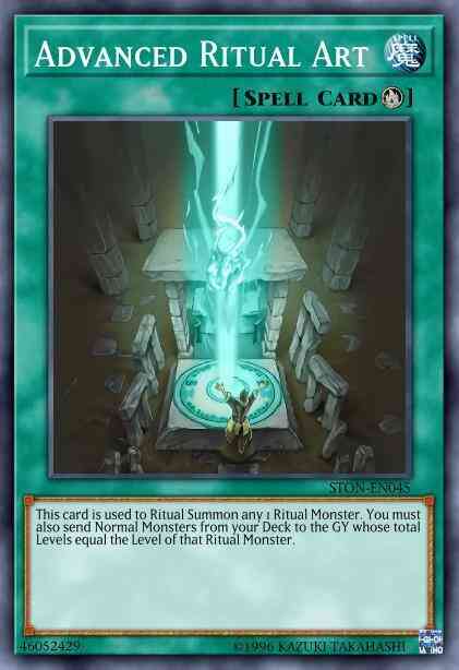 Advanced Ritual Art - STON-EN045 - Common - Unlimited