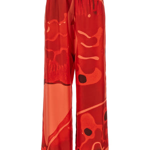 Ferragamo Palazzo Silk Pants