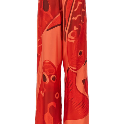 Ferragamo Palazzo Silk Pants