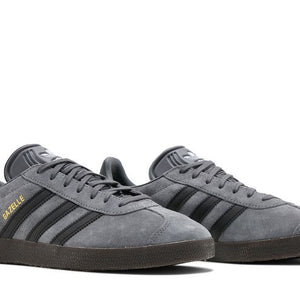 adidas Gazelle Grey Black Gum