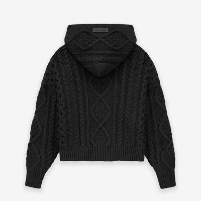Kids Cable Knit Hoodie
