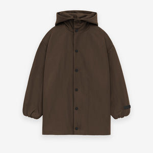 Kid's Textured Nylon Hooded Coaches Jacket
