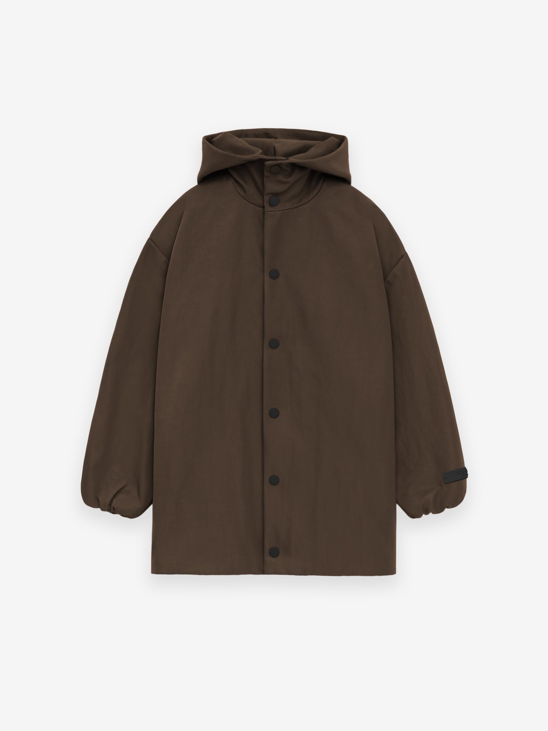 Kid's Textured Nylon Hooded Coaches Jacket