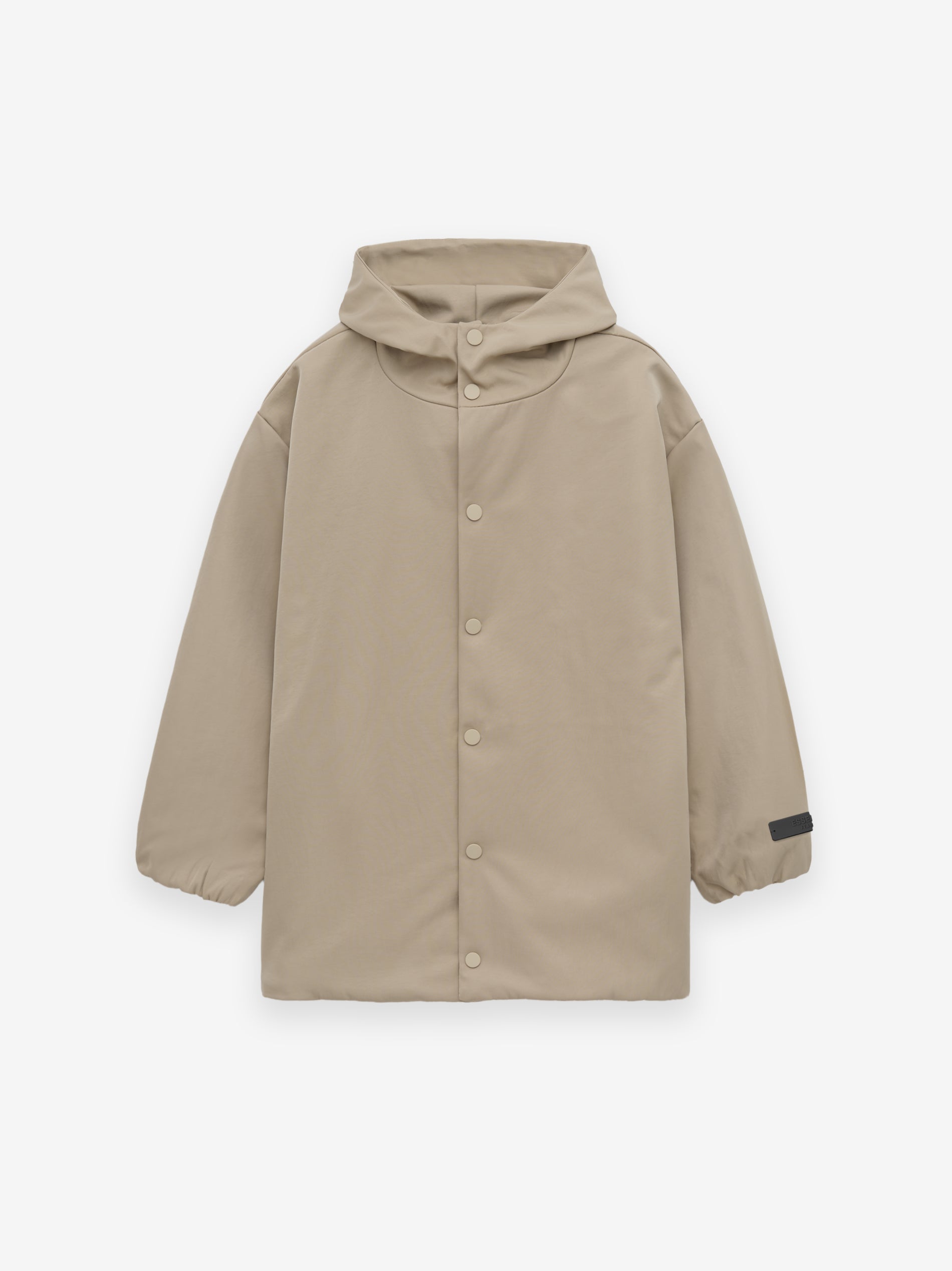 Kid's Textured Nylon Hooded Coaches Jacket