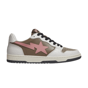 A Bathing Ape Bape Court Sta Brown Pink
