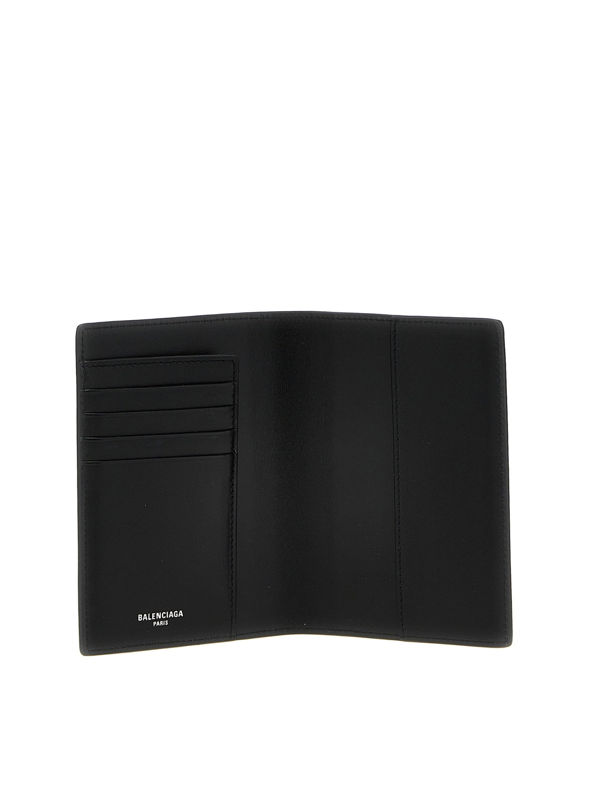 Balenciaga Logo Leather Passport Holder