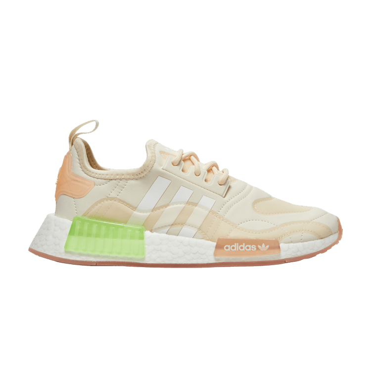 adidas NMD R1 Wonder White Signal Green (Women's)