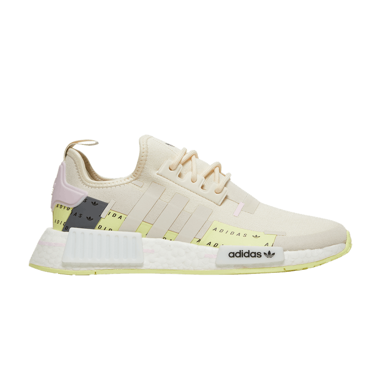 adidas NMD R1 Wonder White Pulse Yellow Pink (Women's)