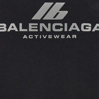 Balenciaga Logo Print Hoodie