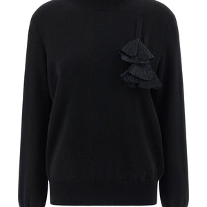 Ferragamo Floral Insert Sweater