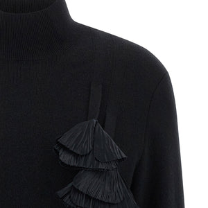 Ferragamo Floral Insert Sweater