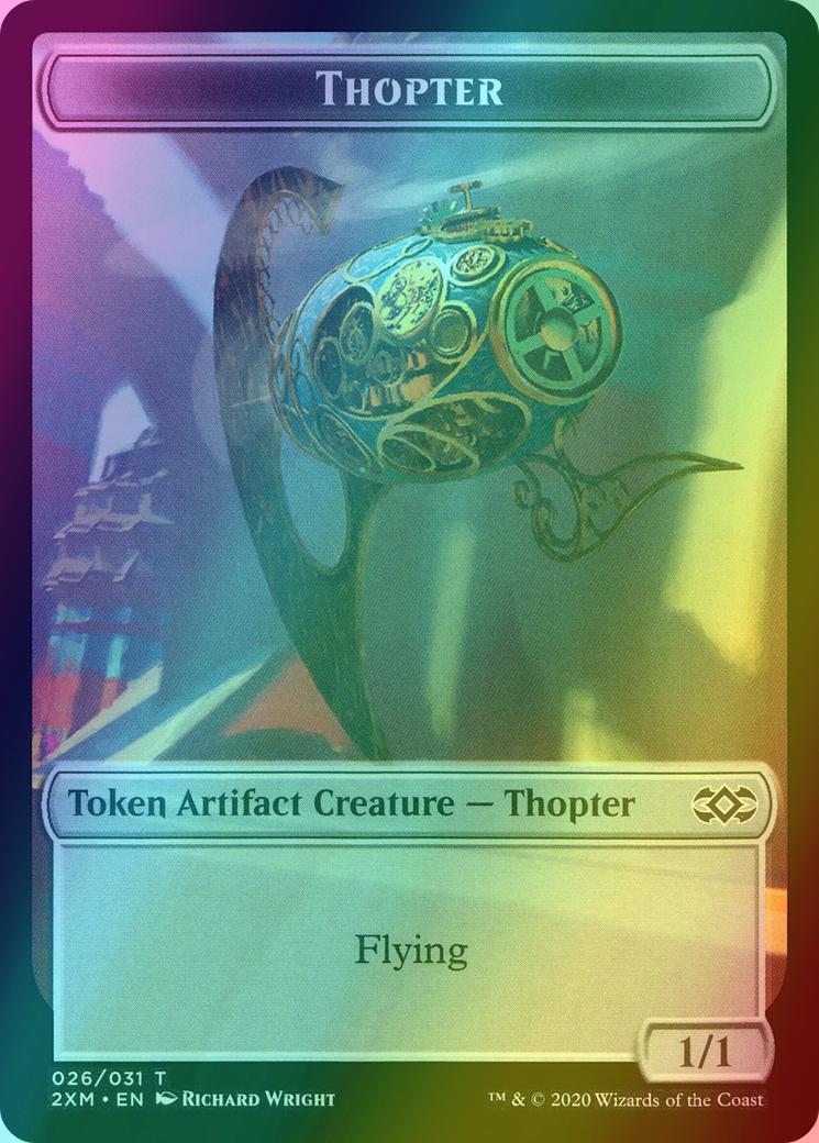 Beast Token (13) // Thopter Token (26) [Double Masters Tokens] [Foil]