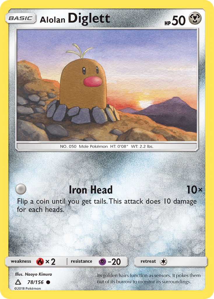 Alolan Diglett - 78/156 - Common