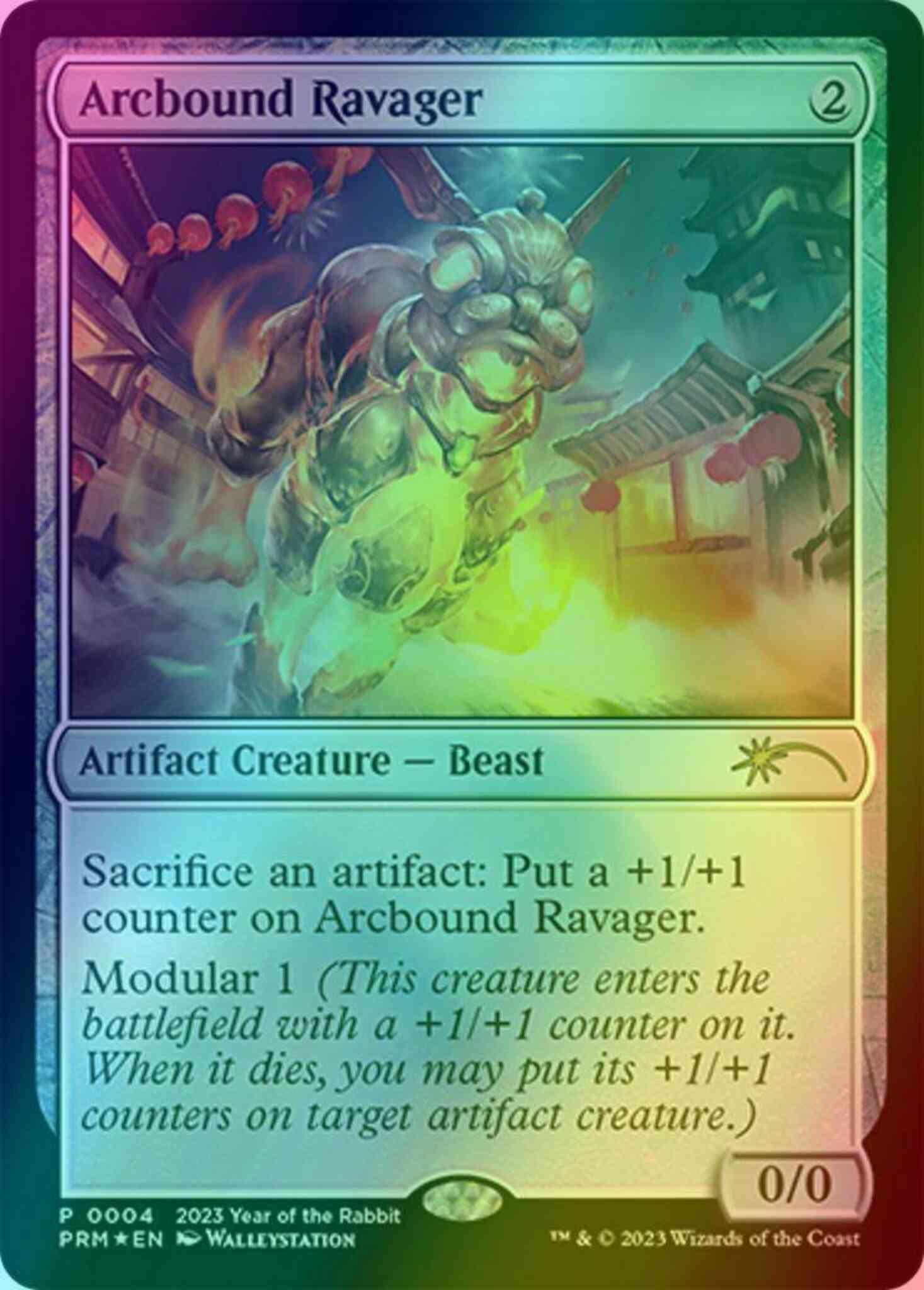 Arcbound Ravager [6] [Year of the Rabbit 2023] [Foil]