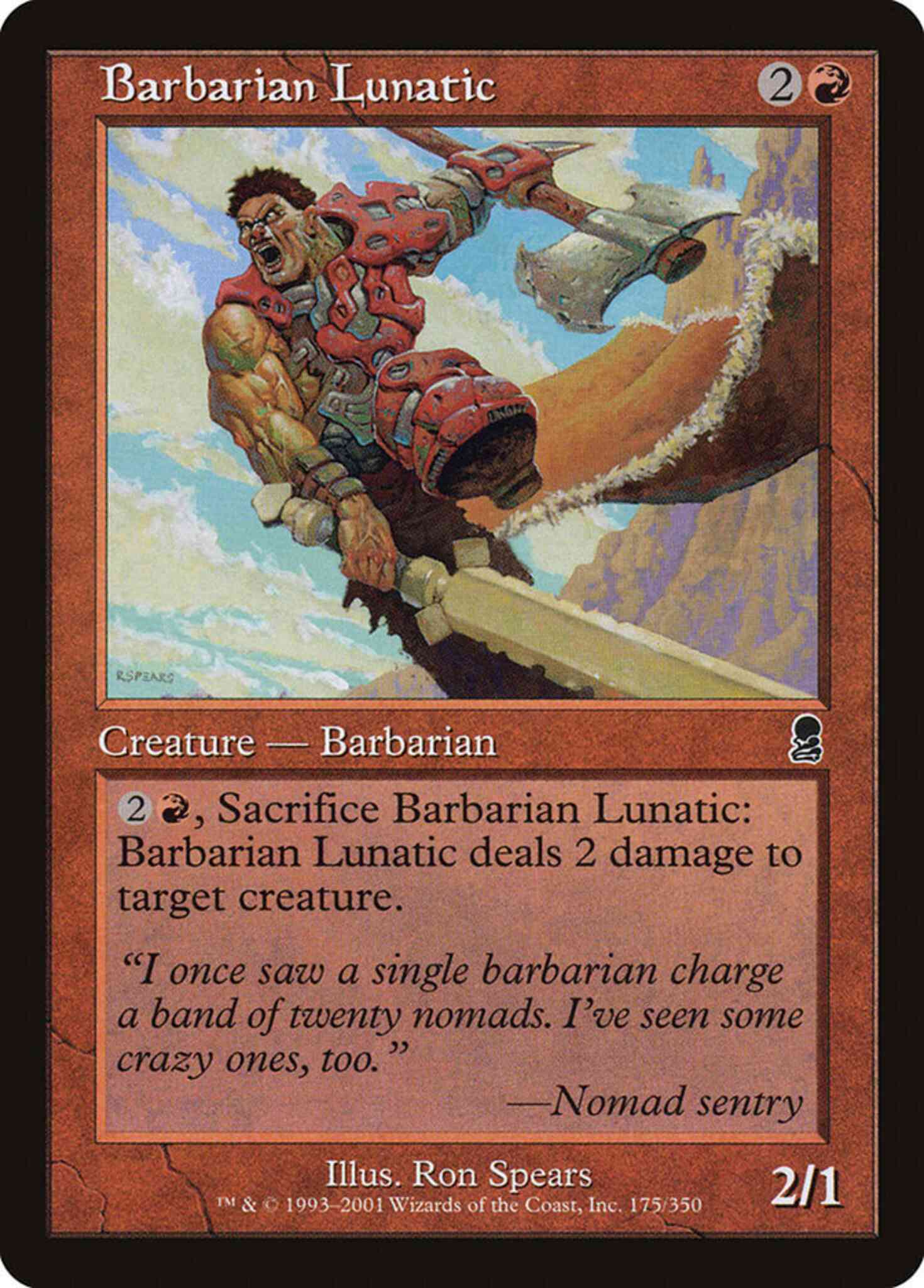 Barbarian Lunatic [175] [Odyssey] [Non-Foil]