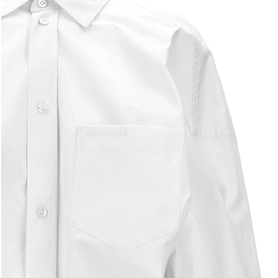 Balenciaga Asymmetric Shirt With Logo Embroidery