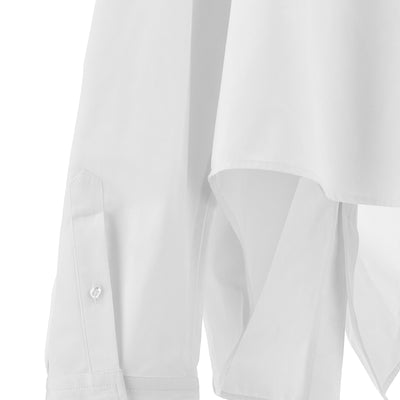 Balenciaga Asymmetric Shirt With Logo Embroidery