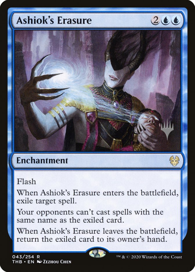 Ashiok's Erasure [43p] [Promo Pack] [Theros Beyond Death Promos] [Non-Foil]