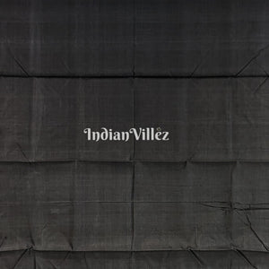 Yellow with Brown Kumbha Tussar Bomkai Sambalpuri Silk Saree