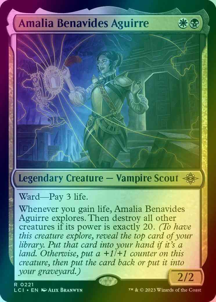 Amalia Benavides Aguirre [221] [The Lost Caverns of Ixalan] [Foil]