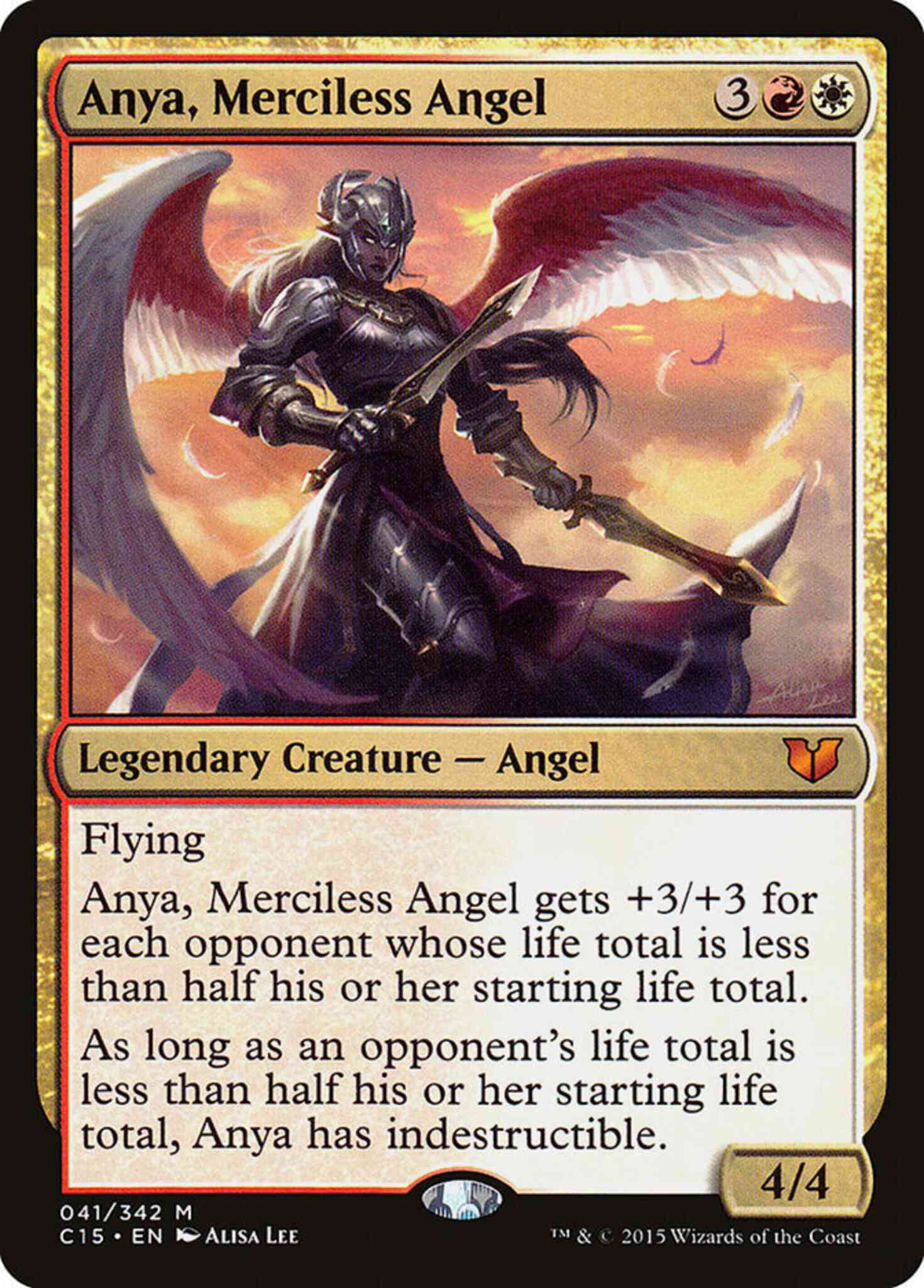 Anya, Merciless Angel [41] [Commander 2015] [Non-Foil]
