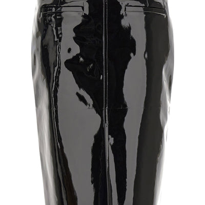 Ferragamo Patent Skirt
