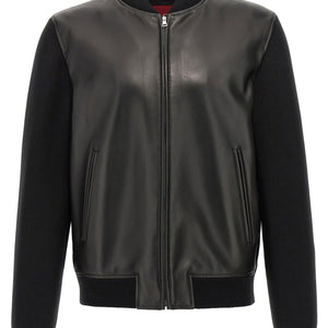 Gucci Bimaterial Bomber Jacket