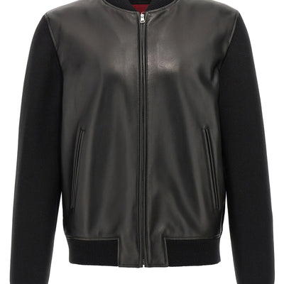 Gucci Bimaterial Bomber Jacket