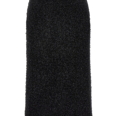 Balenciaga Tweed Midi Skirt