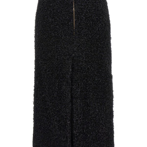 Balenciaga Tweed Midi Skirt