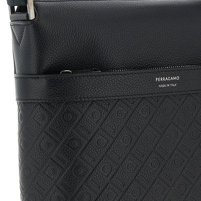 Ferragamo Monogram Messenger Crossbody Bag