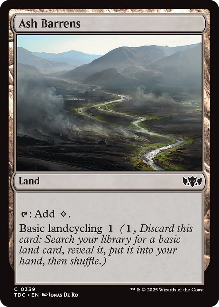 Ash Barrens [339] [Tarkir: Dragonstorm: Commander] [Non-Foil]