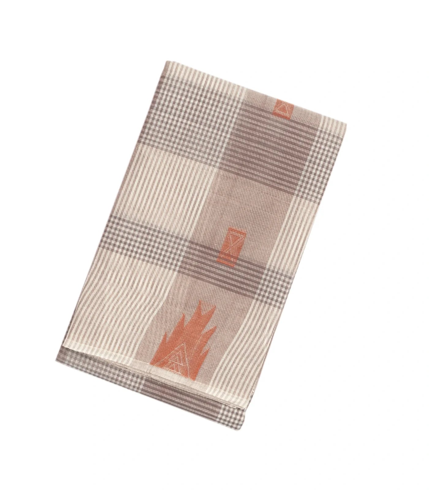 Off White Woven Rasipuram Cotton Saree With Checks