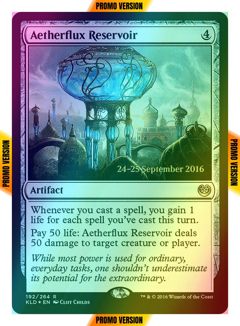 Aetherflux Reservoir [192s] [Kaladesh Promos] [Foil]