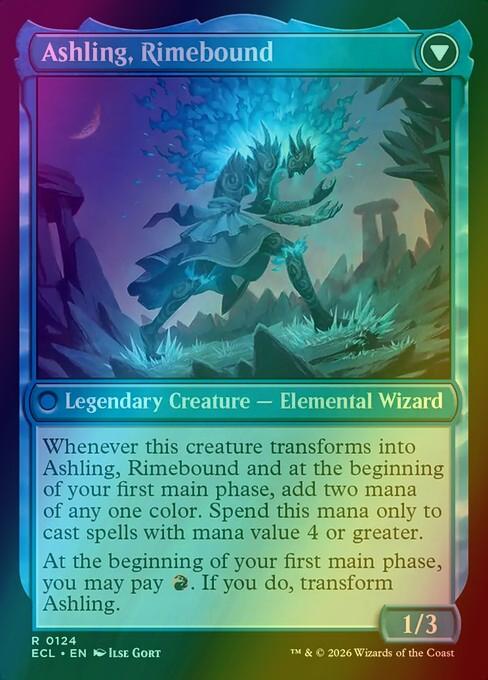 Ashling, Rekindled // Ashling, Rimebound [124p] [Promo Pack] [Lorwyn Eclipsed: Promos] [Foil]