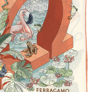 Ferragamo Jungle Party Scarf